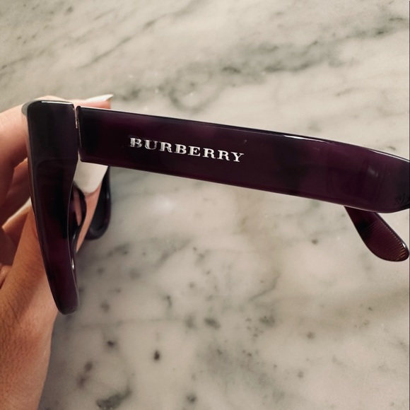 Purple Burberry Sunglasses - Picture 5 of 5
